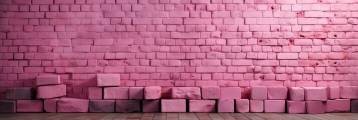 Pastel Pink White Brick Wall Texture , Banner Image For Website, Background abstract , Desktop Wallpaper
