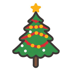 Christmas Tree Clipart : May your holiday season be evergreen and delightful.