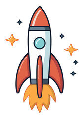 Flying space shuttle rocket going to space, ready to print, children's room designs, ready to print,