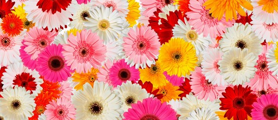 colorful flowers abstract pattern texture background illustration 
