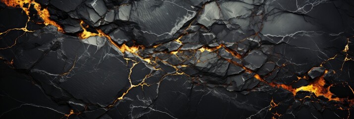 Black Marble Wall Texture , Banner Image For Website, Background abstract , Desktop Wallpaper - obrazy, fototapety, plakaty
