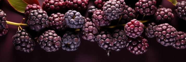 Blackberry Pattern On Purple Background Smashed , Banner Image For Website, Background abstract , Desktop Wallpaper