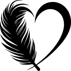 heart feathe