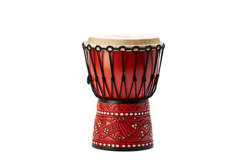Traditional Drum Isolated on transparent background. Generative Ai