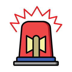 Siren icon design, illustration design