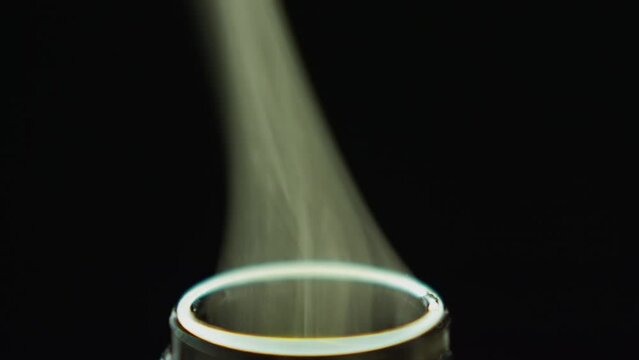 Smoke Coming Out Of A Cylinder
