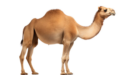 A camel on the transparent background - obrazy, fototapety, plakaty