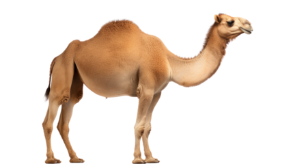 A camel on the transparent background