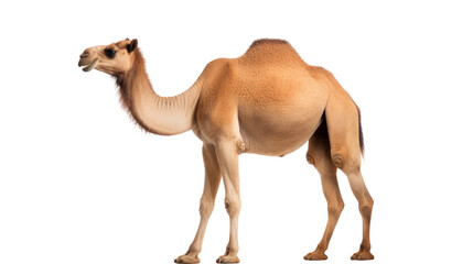 A camel on the transparent background