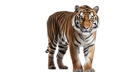 Obraz premium A tiger on the transparent background