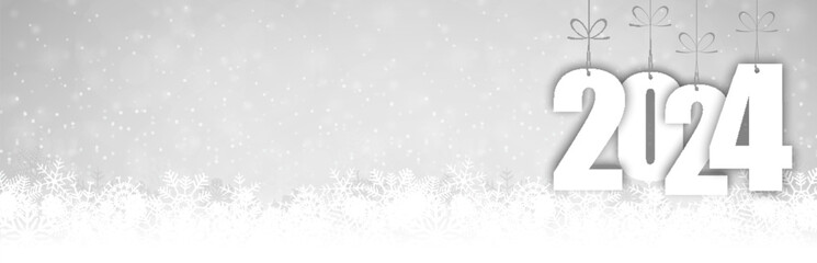 snow fall background for christmas and New Year 2024