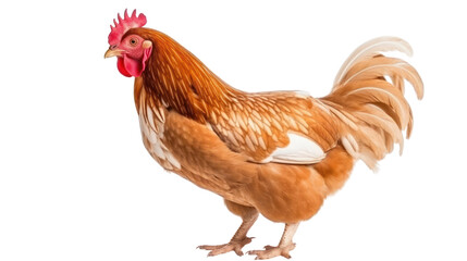 Fototapeta premium A chicken on the transparent background