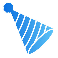 party hat gradient icon