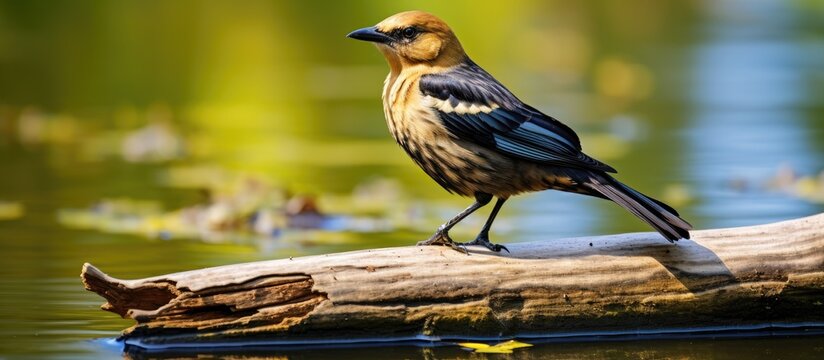 Female grackle in Orlando Wetlands Florida