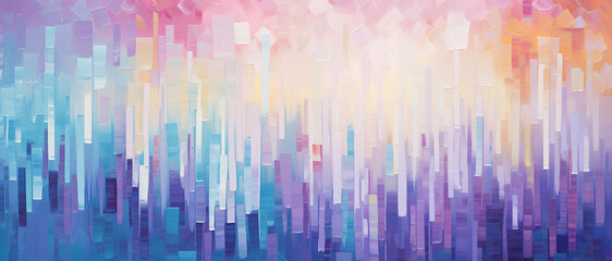 A Colorful Pastel Painting Vertical Brushstroke Background