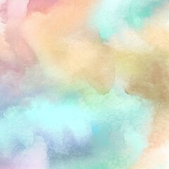 Obraz premium Watercolors ink pastels colors paper texture