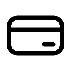 credit card line icon