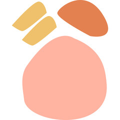 Boho Shape Free Form Hand Drawn Illustration