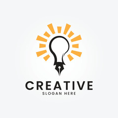 Creative Ideas for mascot or logo design. Vector illustration