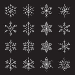 雪の結晶のアイコン