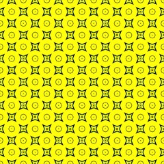 Bright Yellow circles Soft colors shapes Seamless pattern tile repeat patterns surface design textile design for fabric and digital paper background	