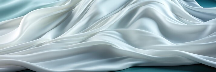 White Cloth Background Abstract Soft Waves , Banner Image For Website, Background abstract , Desktop Wallpaper