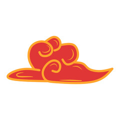 Chinese Cloud Vector Illustration