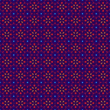 Small florals Seamless pattern tile repeat patterns surface design textile design for fabric and digital paper background	