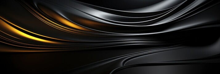 Modern Black Background Line Light Abstract , Banner Image For Website, Background abstract , Desktop Wallpaper