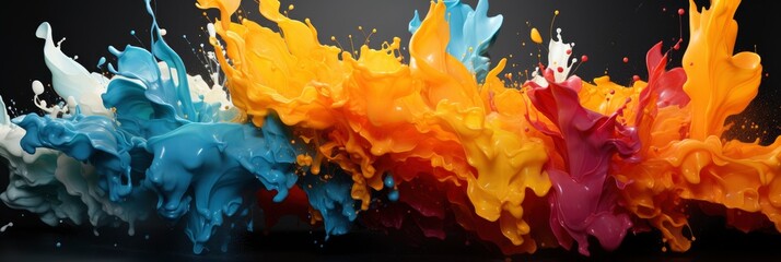 Paint Splash Abstract Background , Banner Image For Website, Background abstract , Desktop Wallpaper