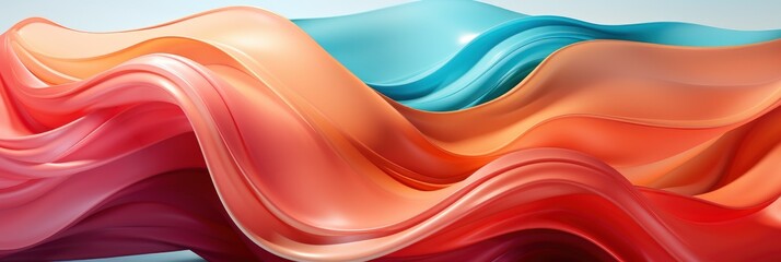 Panoramic Abstract Fluid Wave Curve Banner , Banner Image For Website, Background abstract , Desktop Wallpaper