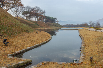 Fototapeta na wymiar Gyeongju, South Korea - November 20 2022 