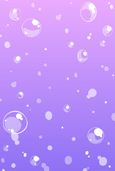 背景イラスト_泡_紫