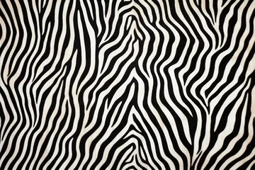 Tuinposter zebra stripe pattern from a distance © Natalia