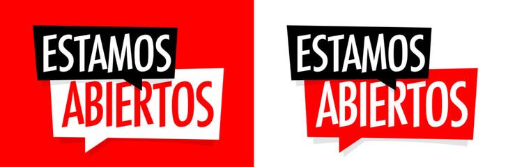 Estamos abiertos