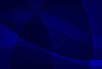 Obraz premium Abstract blue color background. Dynamic shapes composition. Vector illustration