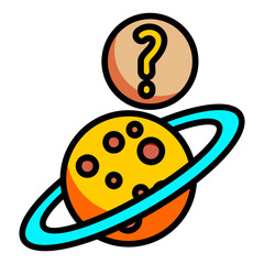 Fototapeta premium Extraterrestrial Icon