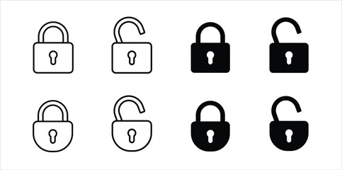 Padlock icon vector illustration