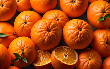 Orange fruit background. Oranges background. Citrus fruit background.