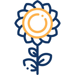 Vector Icon Flower, Plant, Botanical, Garden, Bloom, Nature