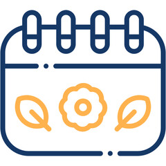 Vector Icon Calendar, Date, Spring Time, Time, Schedule, Dates
