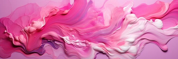 Fluid Art Texture Pink Background Abstract , Banner Image For Website, Background abstract , Desktop Wallpaper