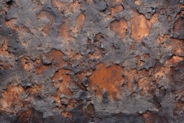 pitted, weathered iron surface with neutral light