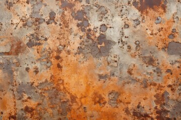 old metal surface with fresh rust spots