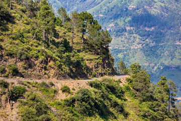 view of the mountains