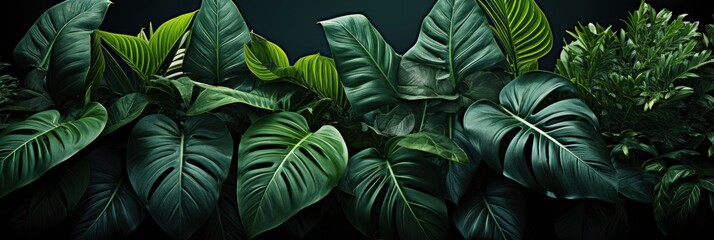 Closeup Nature View Green Leaf Palms , Banner Image For Website, Background abstract , Desktop Wallpaper
