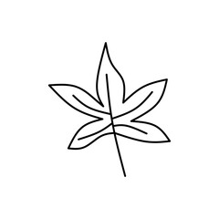 Contour Leaves Element