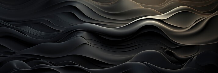 Black Sand Waves Background Panaroma Texture , Banner Image For Website, Background abstract , Desktop Wallpaper