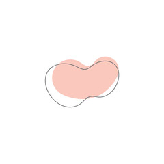 blob set hand draw elements design