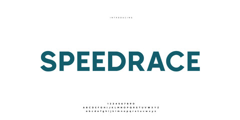 Elegant Font Uppercase Lowercase and Number. Classic Lettering Minimal Fashion Designs. Typography modern Sen Serif fonts regular decorative vintage concept. vector illustration © SyedMuhammad